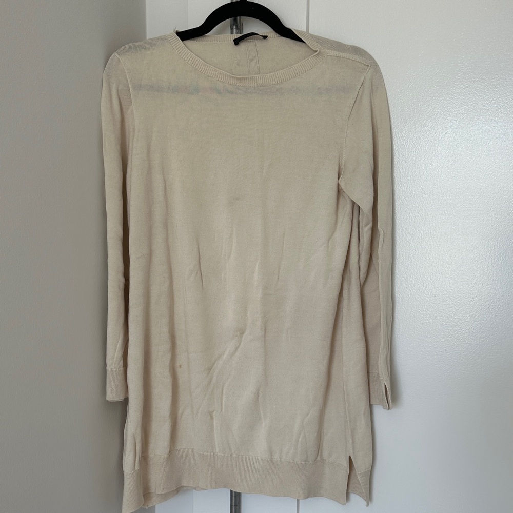 Cream Long Sleeve Sweater